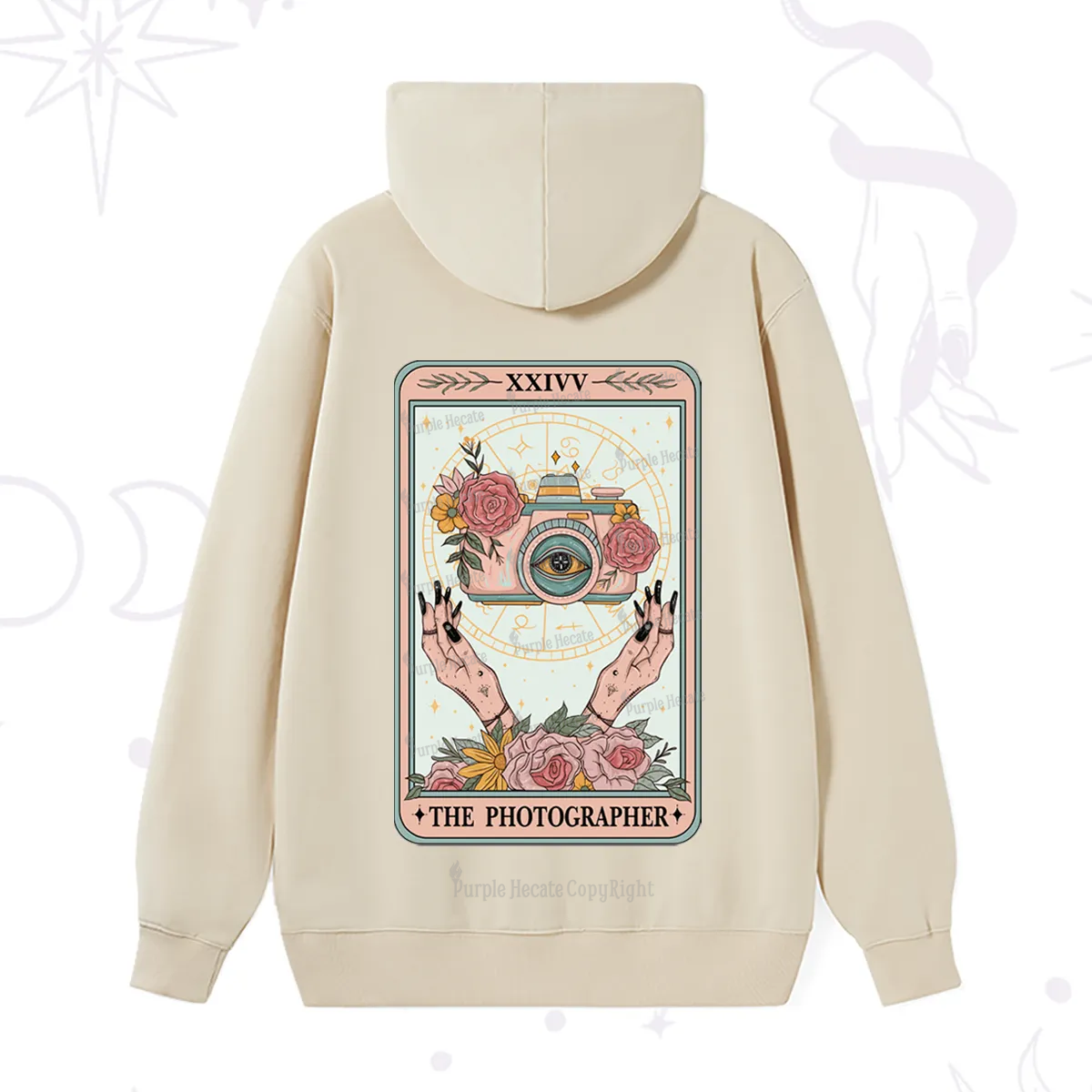 Purplehecate The Photographter Tarot Hoodie