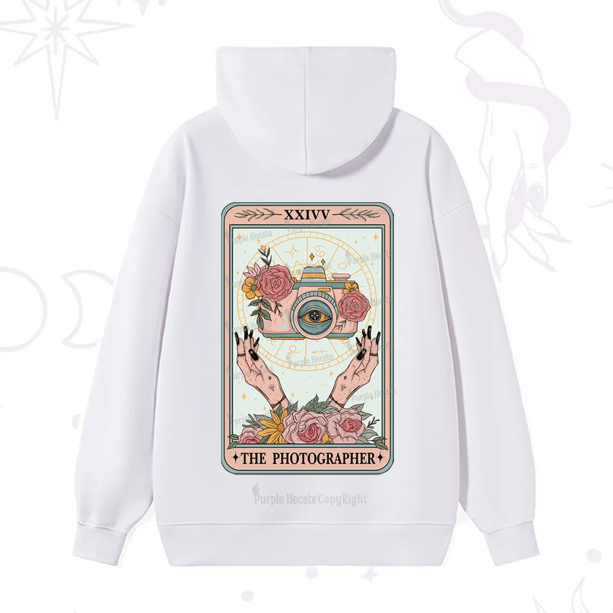 Purplehecate The Photographter Tarot Hoodie