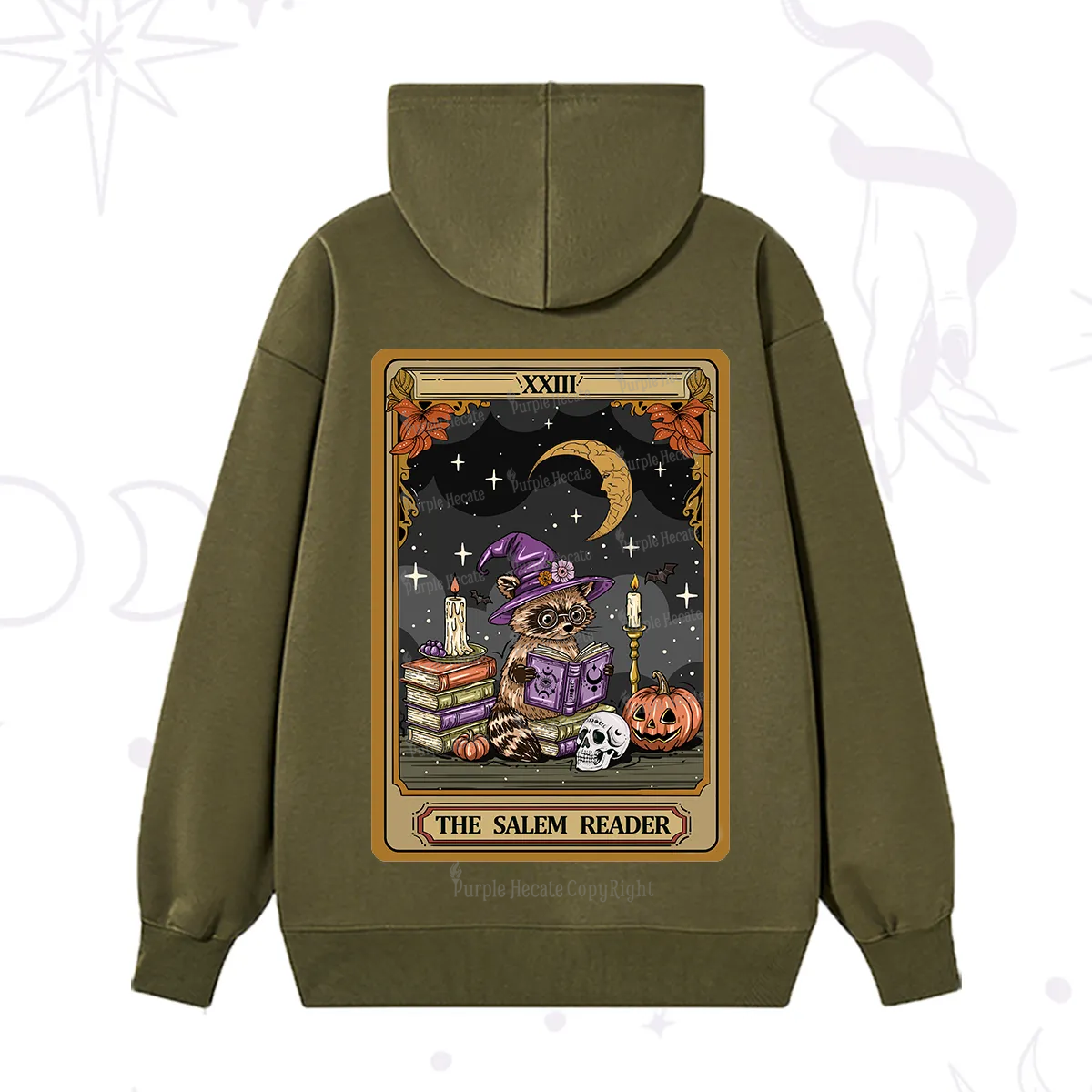Purplehecate The Salem Reader Tarot Hoodie