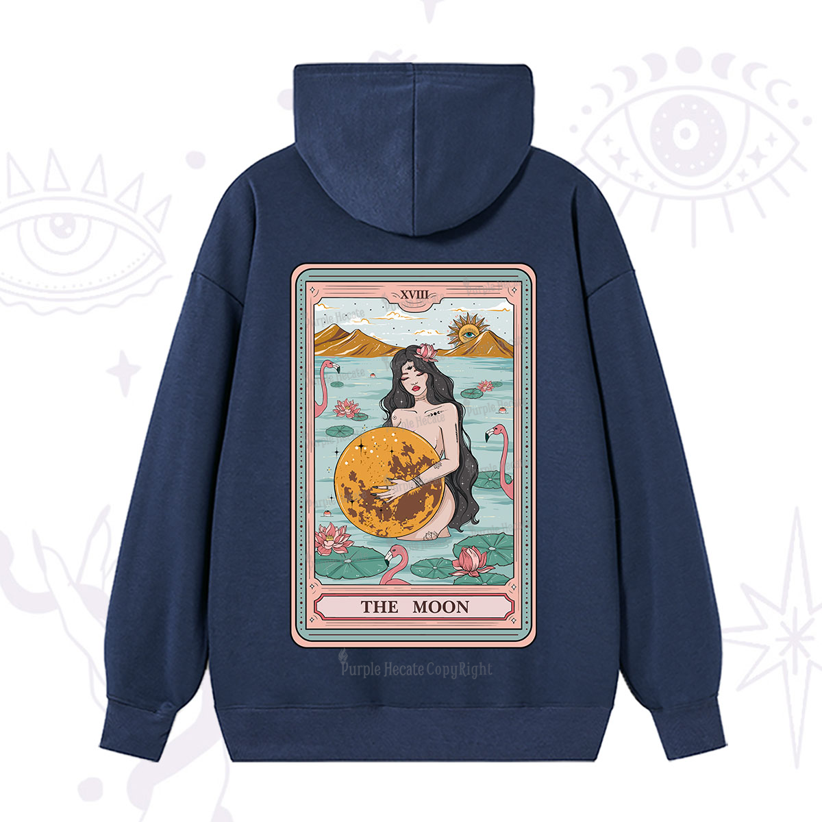Purplehecate The Moon Goddess Tarot Hoodie