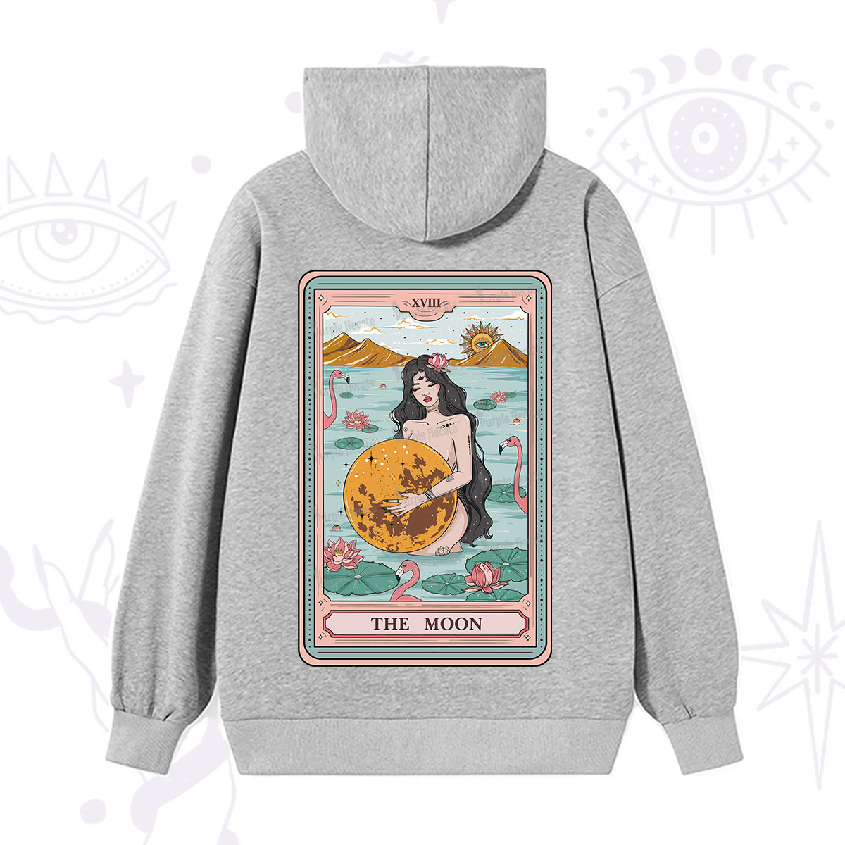 Purplehecate The Moon Goddess Tarot Hoodie