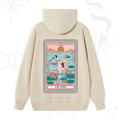 Purplehecate The I'm Fine Tarot Hoodie