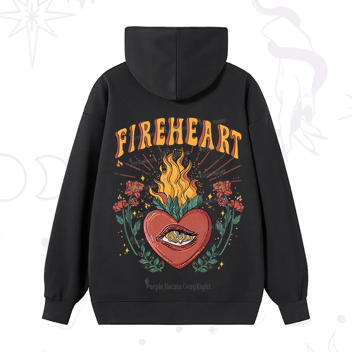 Purplehecate Fireheart Hoodie