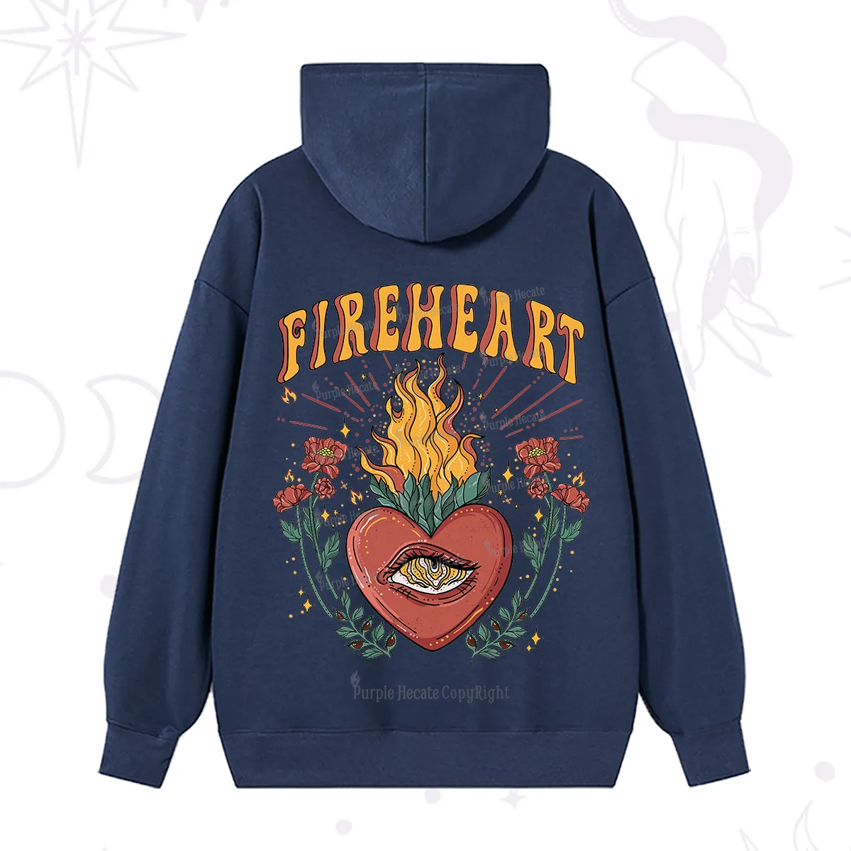 Purplehecate Fireheart Hoodie
