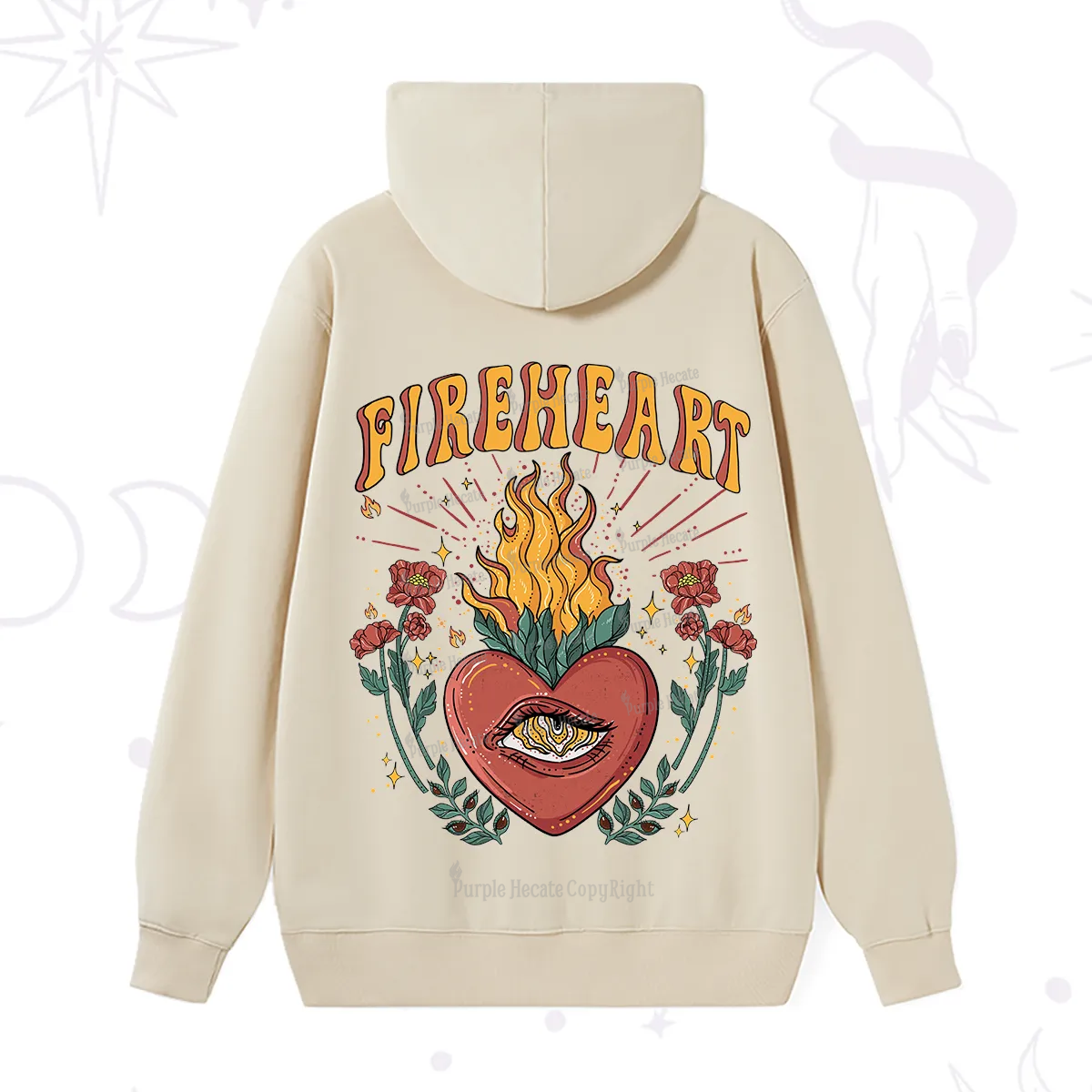 Purplehecate Fireheart Hoodie