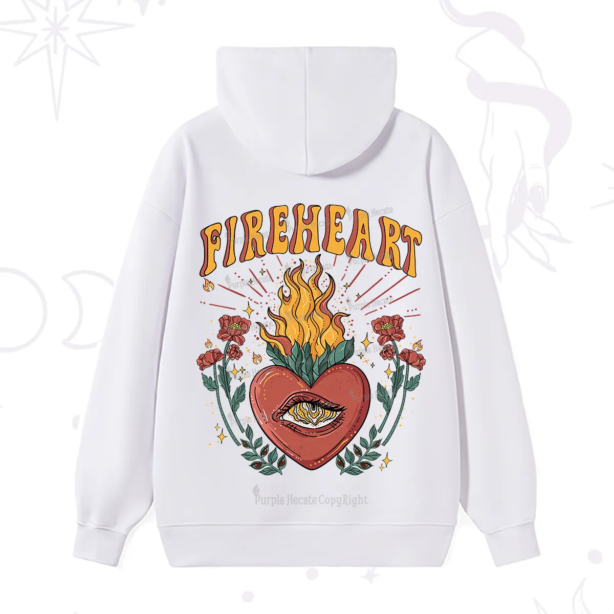 Purplehecate Fireheart Hoodie