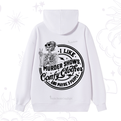 Purplehecate I Like Murder Shows Comfy Clothes And Maybe 3 People Hoodie