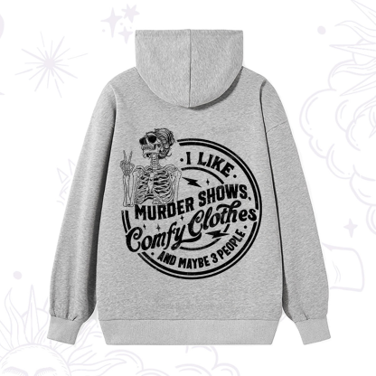 Purplehecate I Like Murder Shows Comfy Clothes And Maybe 3 People Hoodie