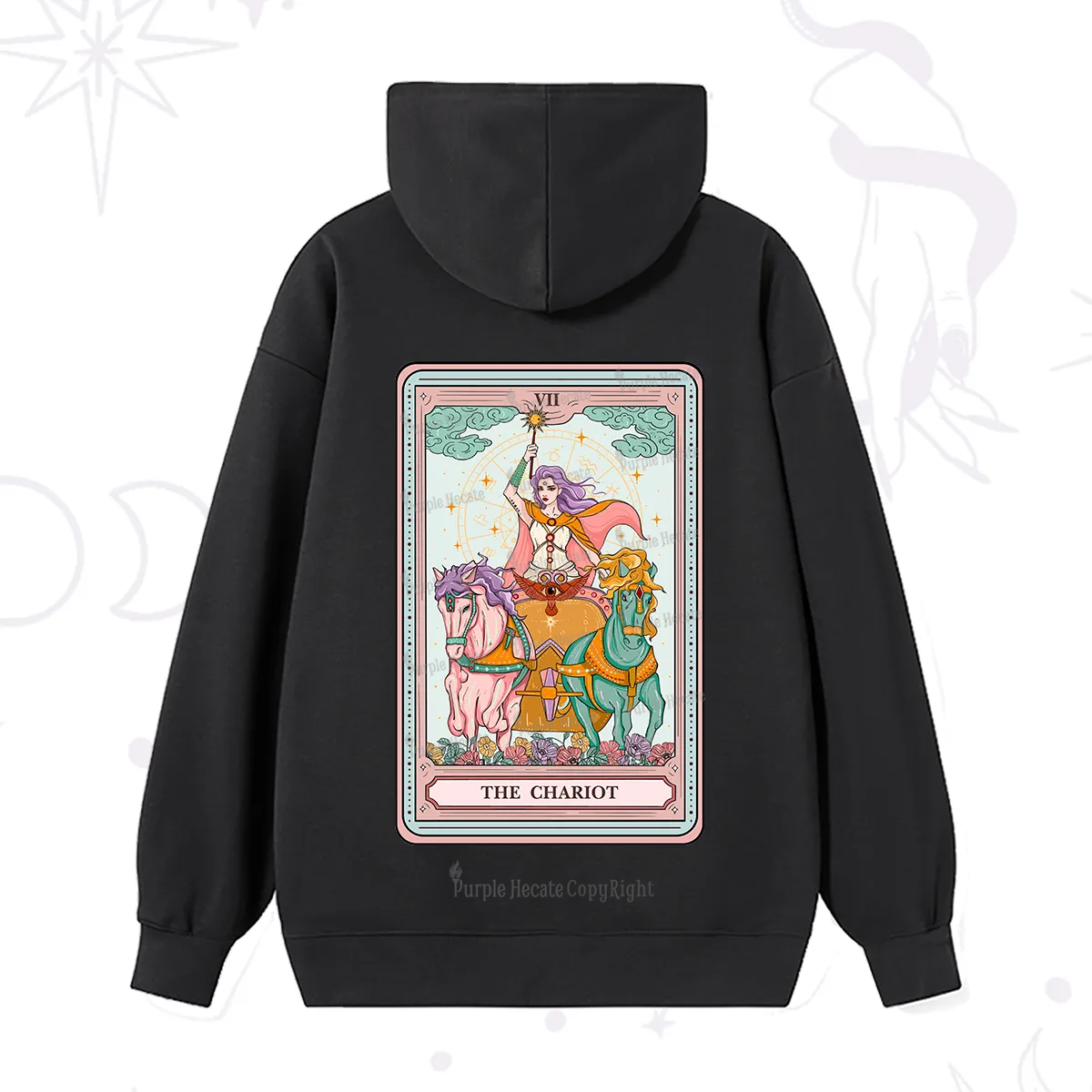 Purplehecate The Chariot Tarot Hoodie