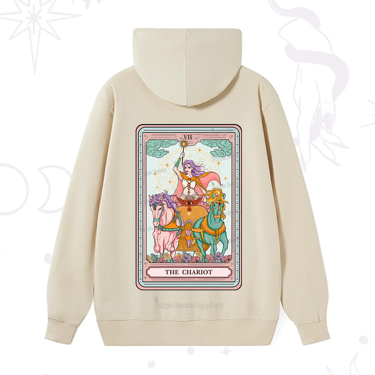 Purplehecate The Chariot Tarot Hoodie