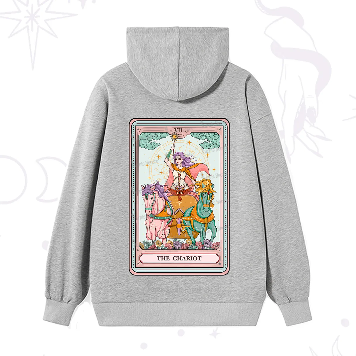 Purplehecate The Chariot Tarot Hoodie