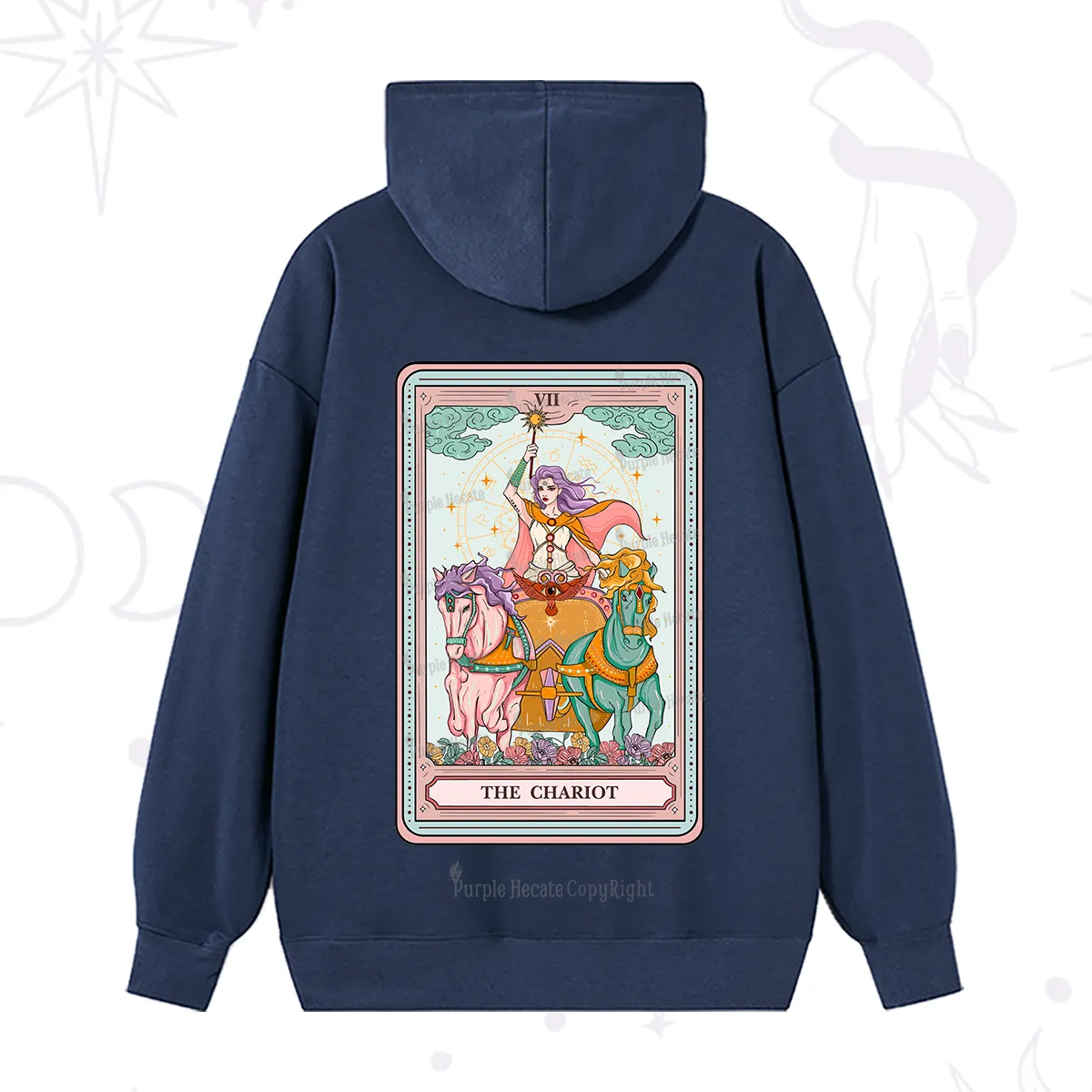 Purplehecate The Chariot Tarot Hoodie
