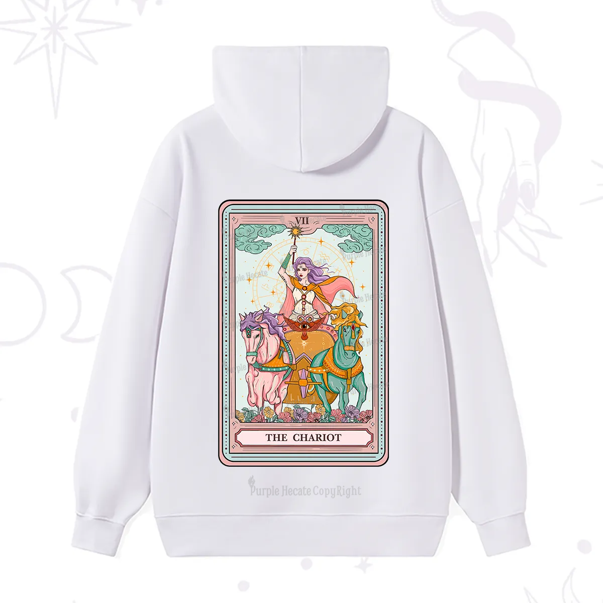 Purplehecate The Chariot Tarot Hoodie