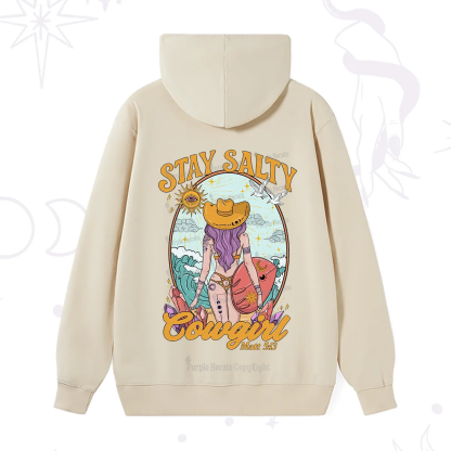 Purplehecate Stay Salty Cowgirl Hoodie