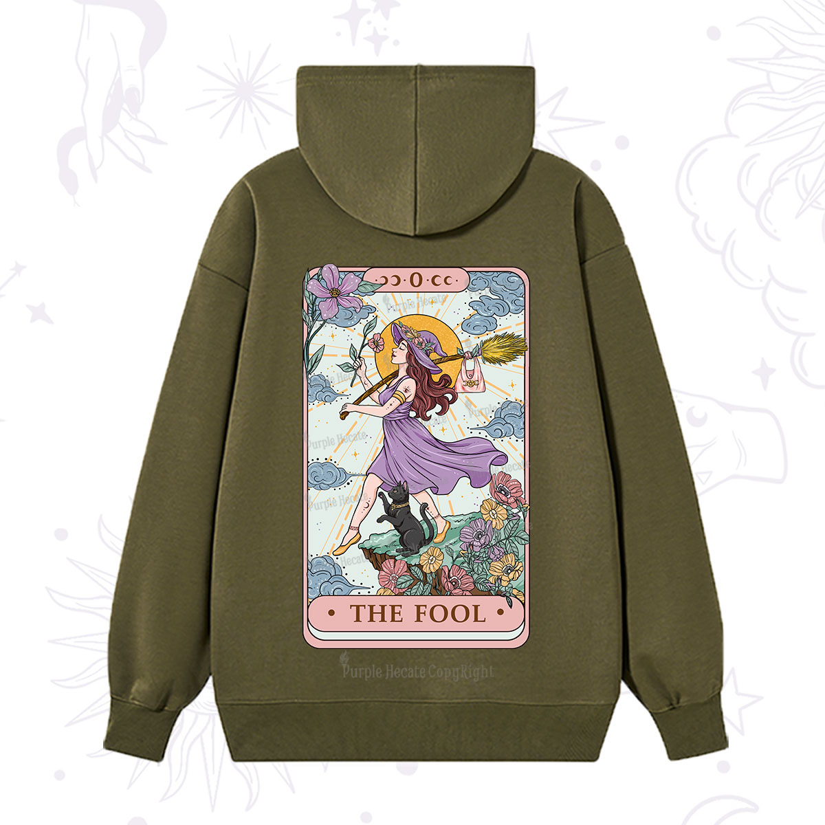 Purplehecate The Witchling Fool Tarot Hoodie