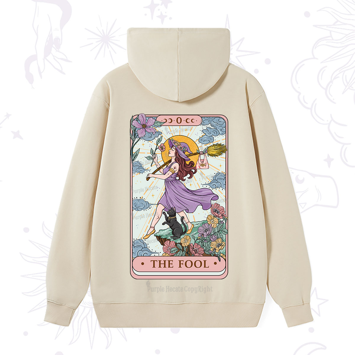 Purplehecate The Witchling Fool Tarot Hoodie