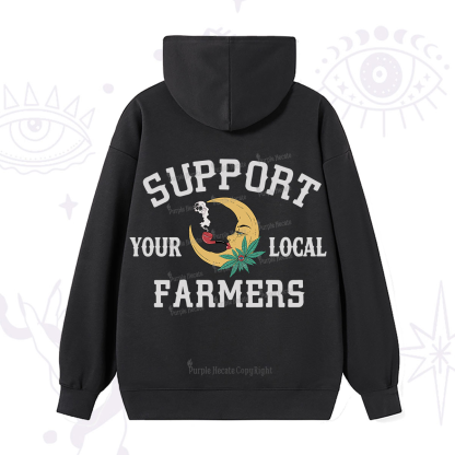 Purplehecate Support Your Local Farmer Hoodie
