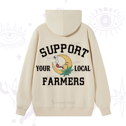 Purplehecate Support Your Local Farmer Hoodie