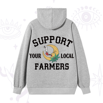 Purplehecate Support Your Local Farmer Hoodie