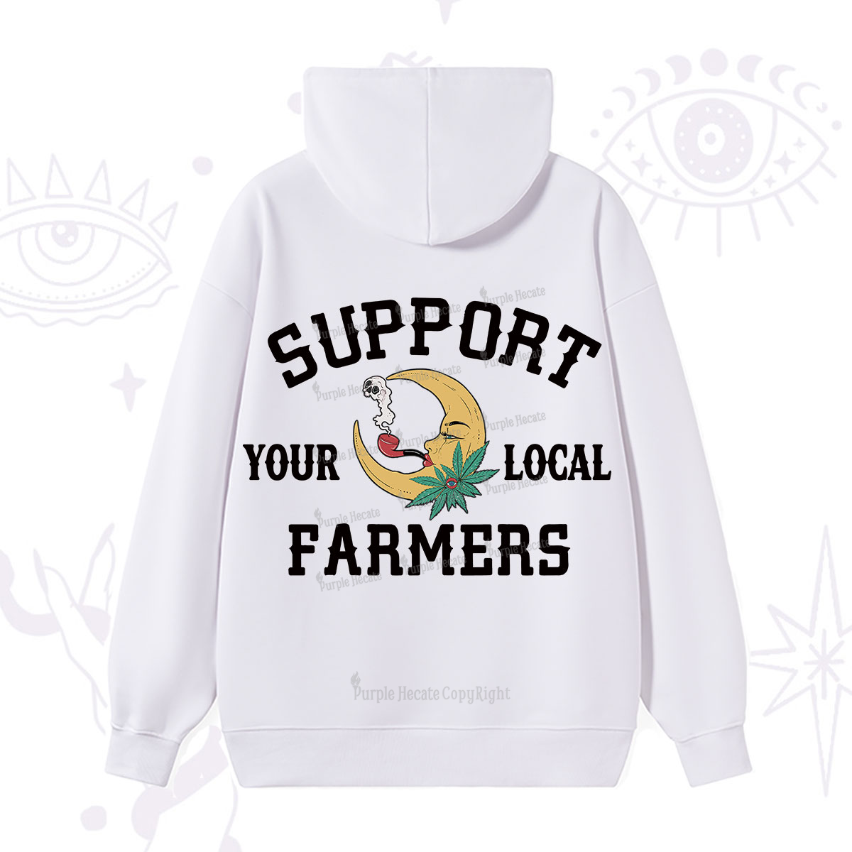 Purplehecate Support Your Local Farmer Hoodie
