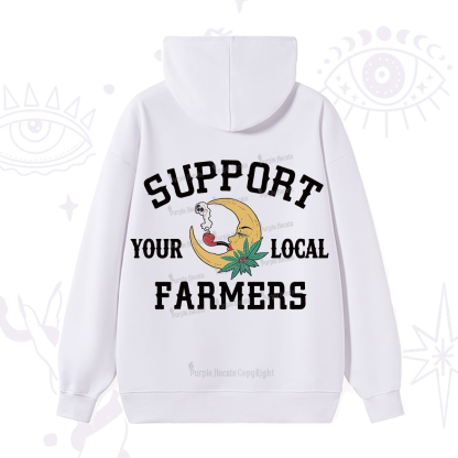 Purplehecate Support Your Local Farmer Hoodie