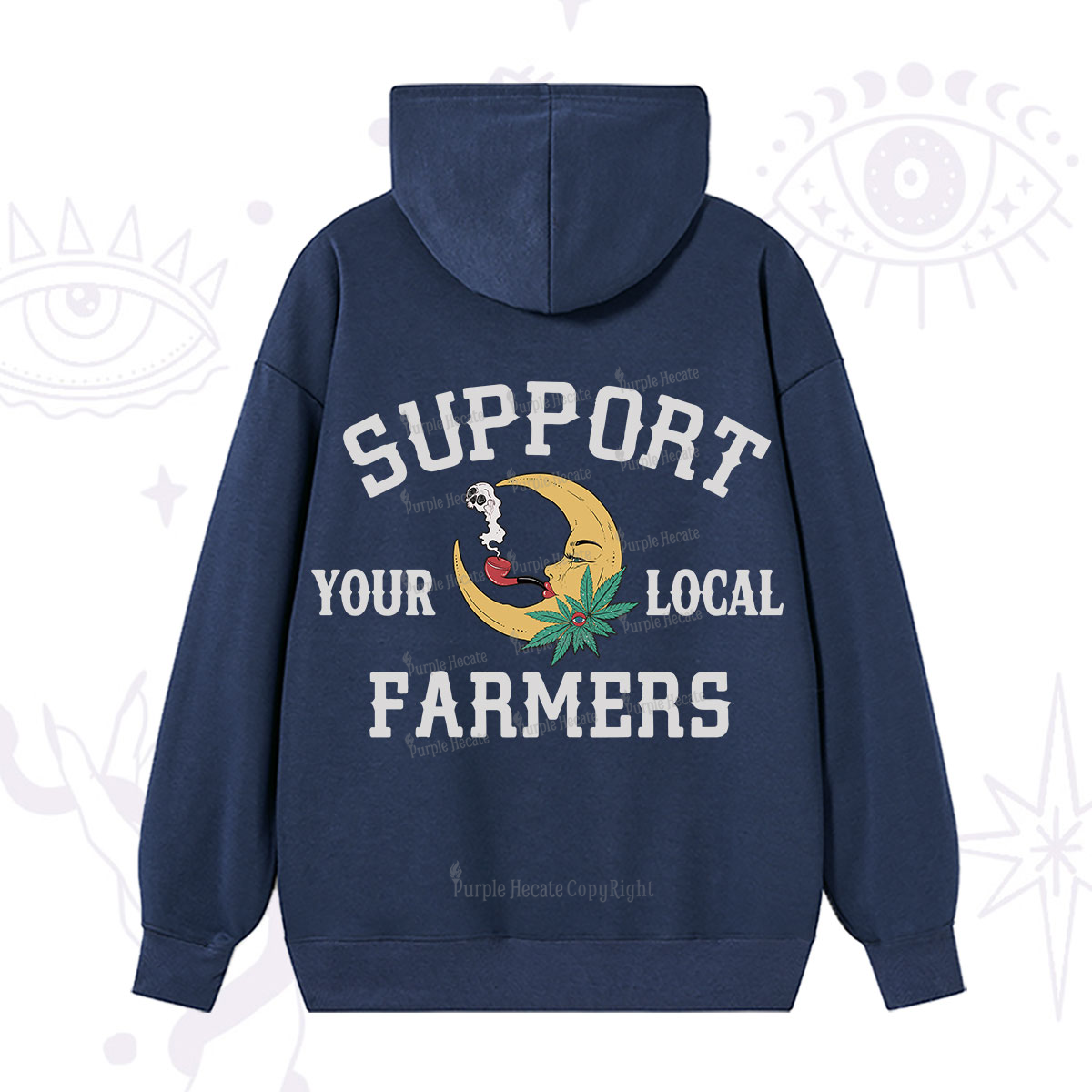 Purplehecate Support Your Local Farmer Hoodie