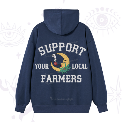 Purplehecate Support Your Local Farmer Hoodie