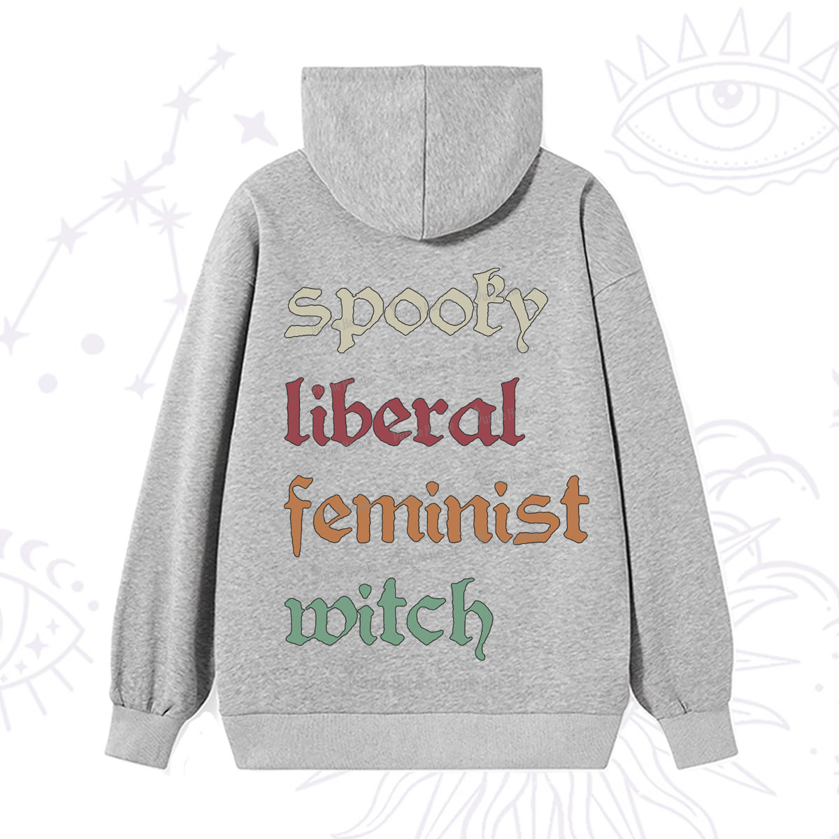 Purplehecate Spooky Liberal Feminist Witch Hoodie
