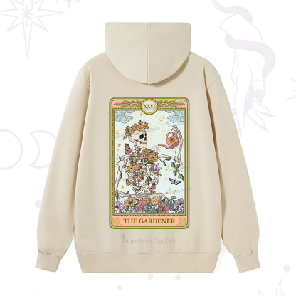 Purplehecate The Skeleton Gardener Tarot Hoodie