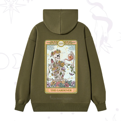 Purplehecate The Skeleton Gardener Tarot Hoodie