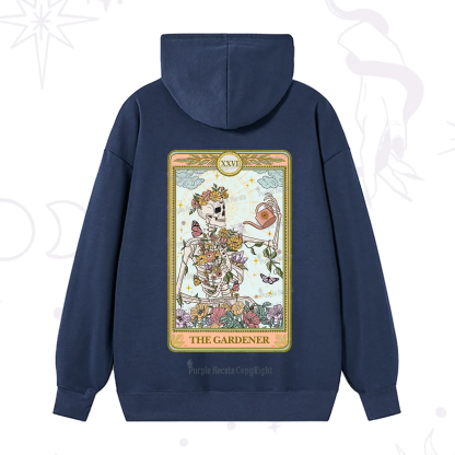 Purplehecate The Skeleton Gardener Tarot Hoodie