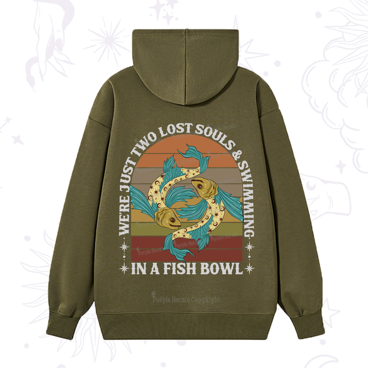 Purplehecate We're Just Two Lost Souls Swimming In A Fish Bowl Hoodie