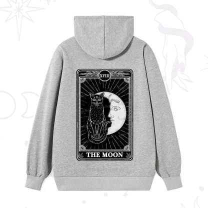 Purplehecate The Moon Tarot Card Hoodie