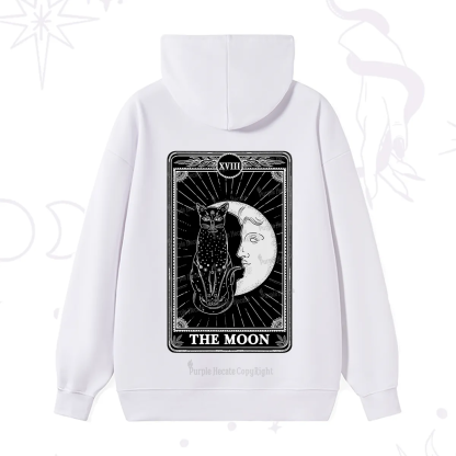 Purplehecate The Moon Tarot Card Hoodie