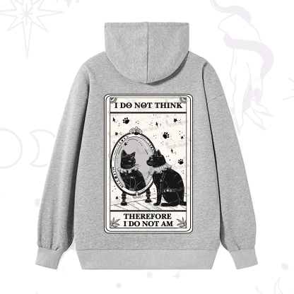 Purplehecate The I Do Not Think Therefore I Do Not Am Oracle Card Hoodie
