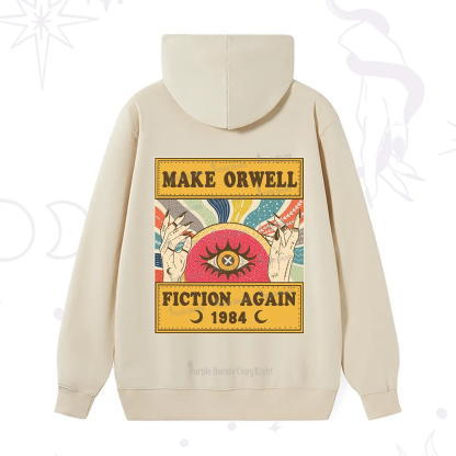 Purplehecate Make 1984 Fiction Again Hoodie