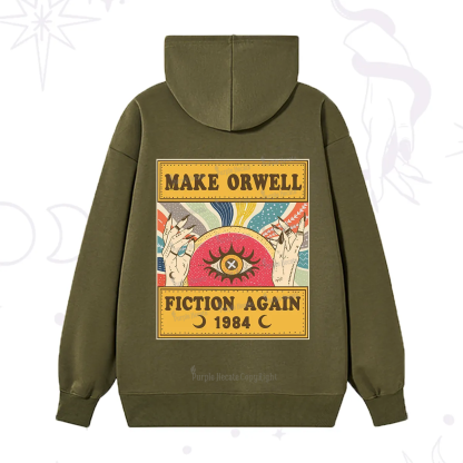 Purplehecate Make 1984 Fiction Again Hoodie