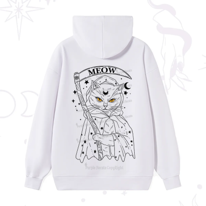Purplehecate Grim Meow Reaper Hoodie