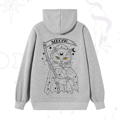 Purplehecate Grim Meow Reaper Hoodie