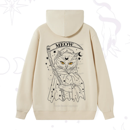 Purplehecate Grim Meow Reaper Hoodie
