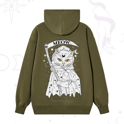 Purplehecate Grim Meow Reaper Hoodie