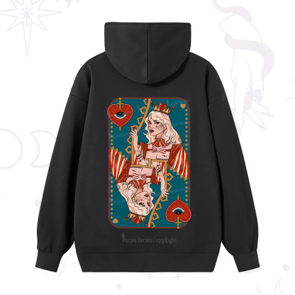Purplehecate Mystic Queen of Hearts Hoodie
