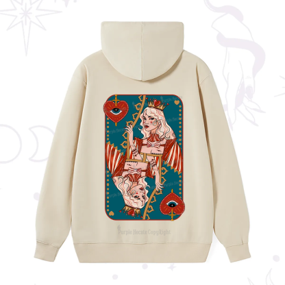 Purplehecate Mystic Queen of Hearts Hoodie