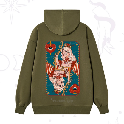 Purplehecate Mystic Queen of Hearts Hoodie