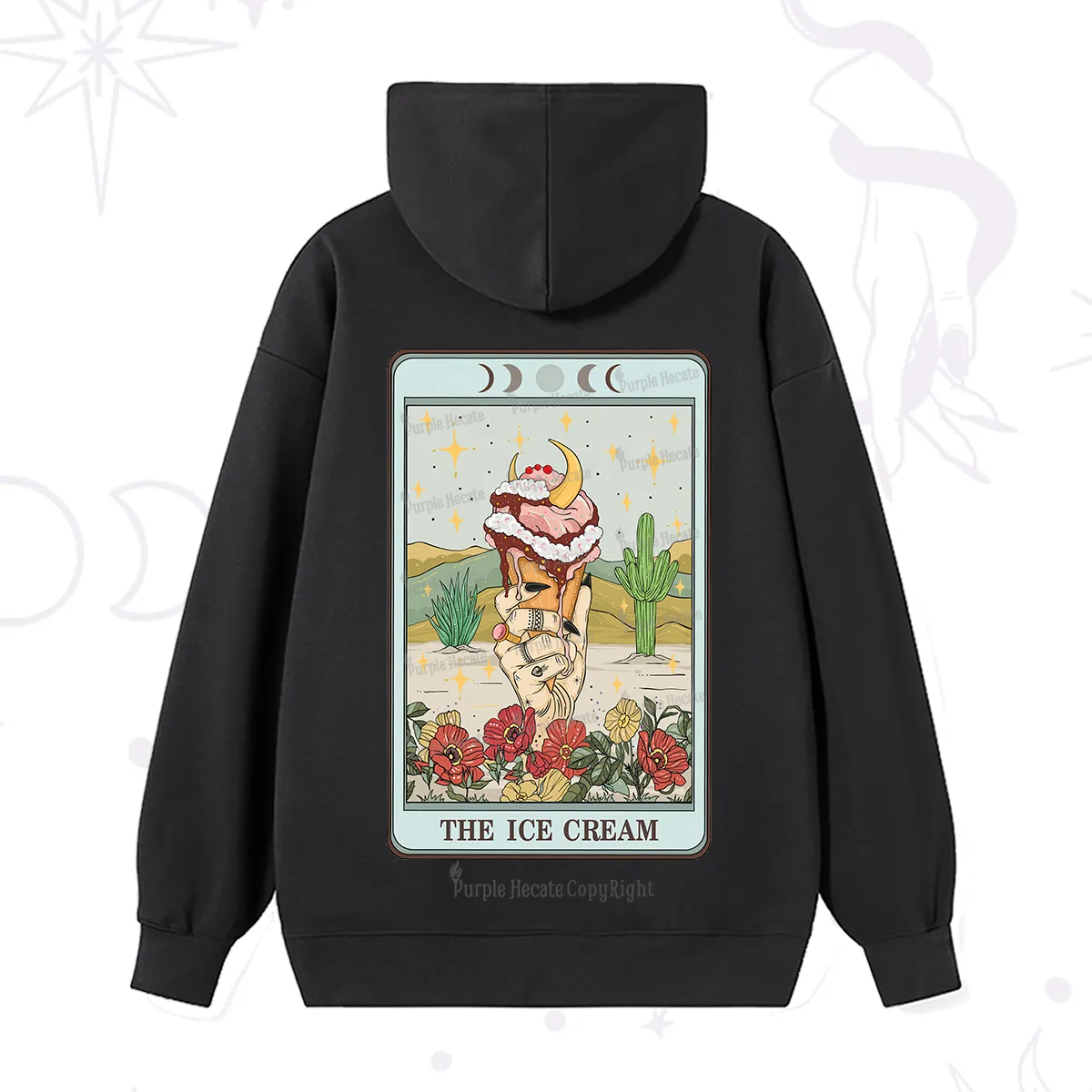 Purplehecate The Ice Cream Tarot Hoodie
