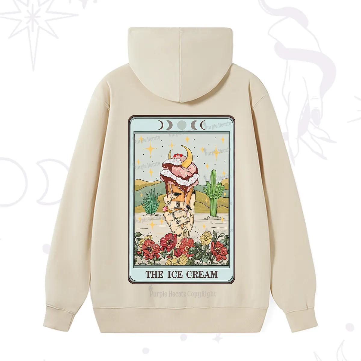 Purplehecate The Ice Cream Tarot Hoodie