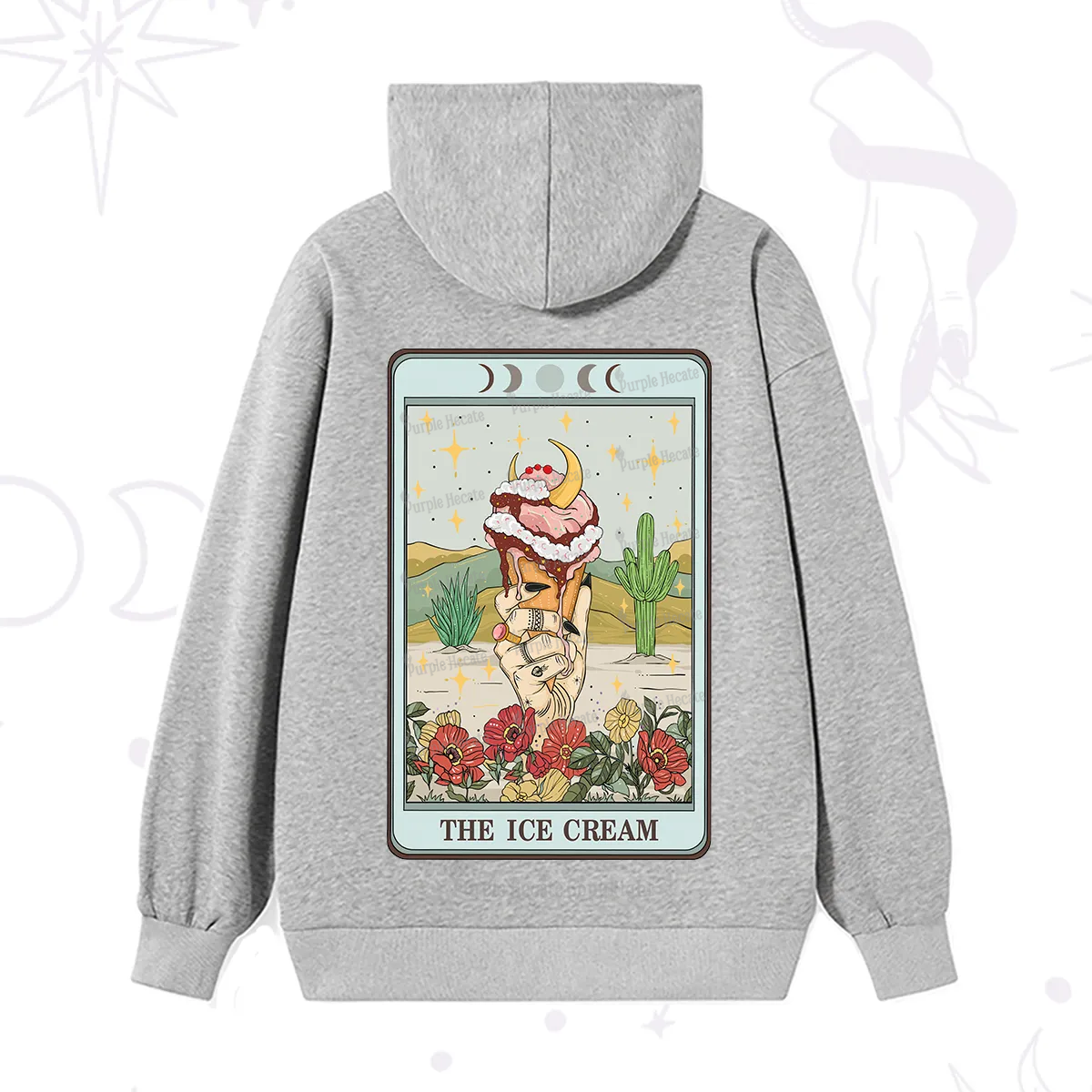 Purplehecate The Ice Cream Tarot Hoodie