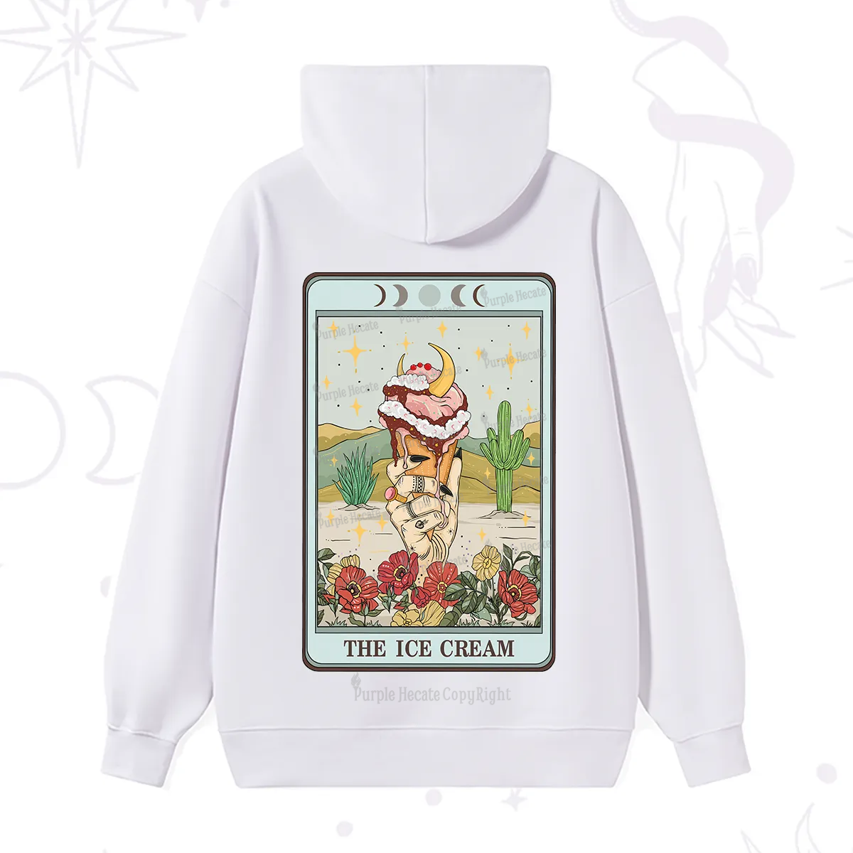 Purplehecate The Ice Cream Tarot Hoodie