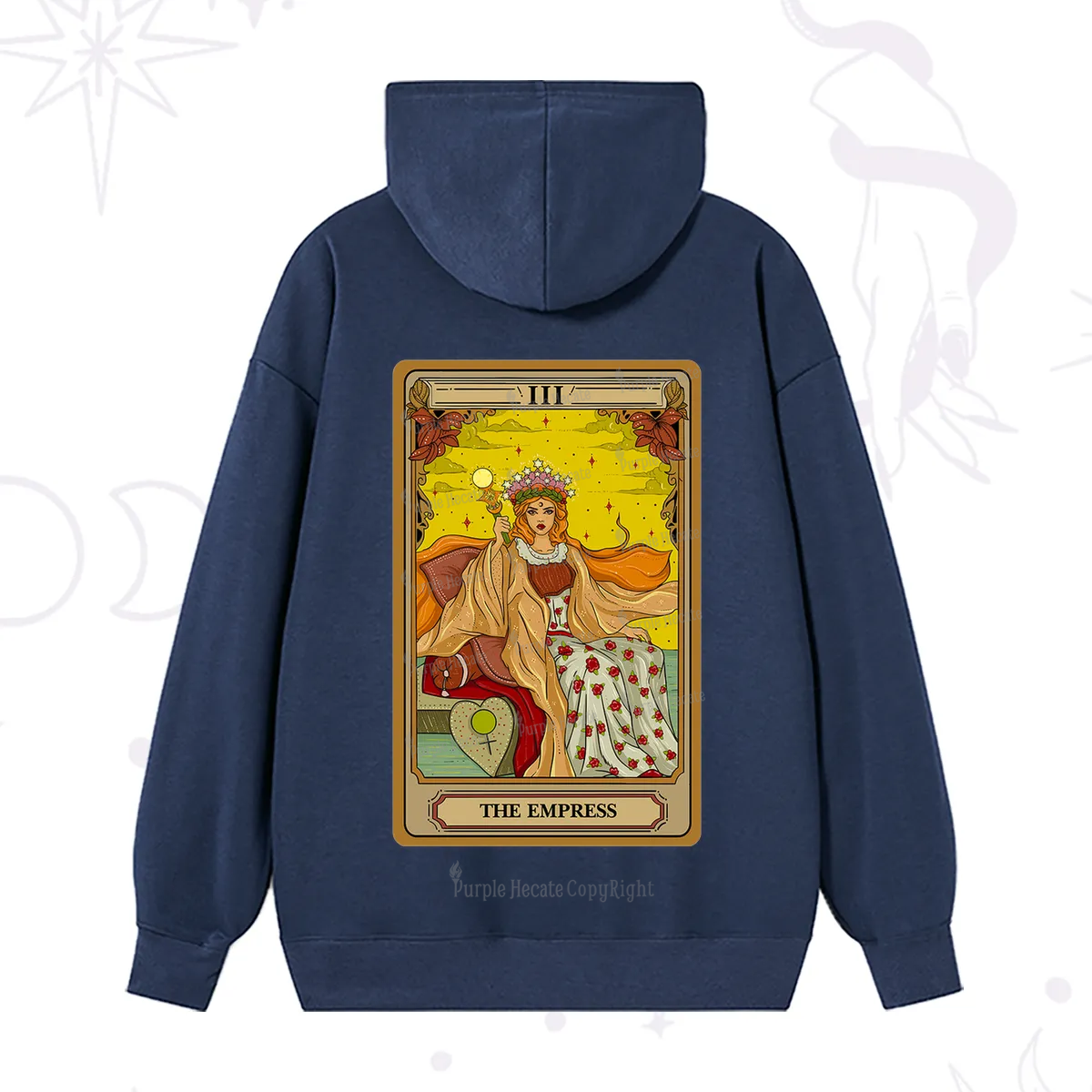 Purplehecate The Empress Tarot Hoodie