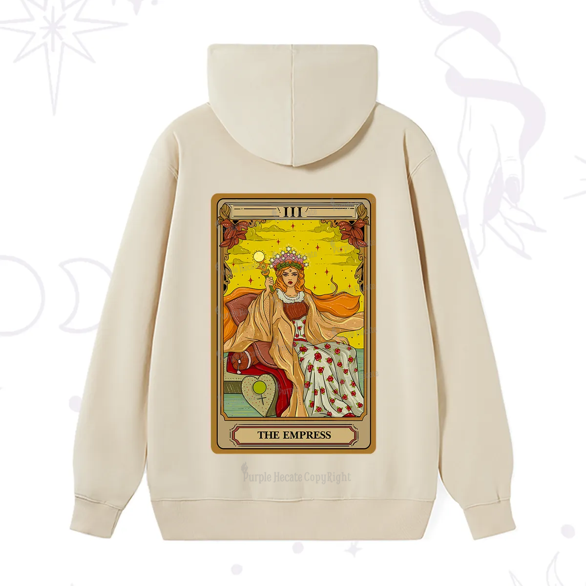 Purplehecate The Empress Tarot Hoodie